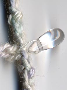 Spider Web Shawl - Close-up
